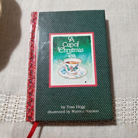 "A Cup of Christmas Tea" Demitasse Cup, Saucer, and two books (Added Bonus) - Picture 5 of 6